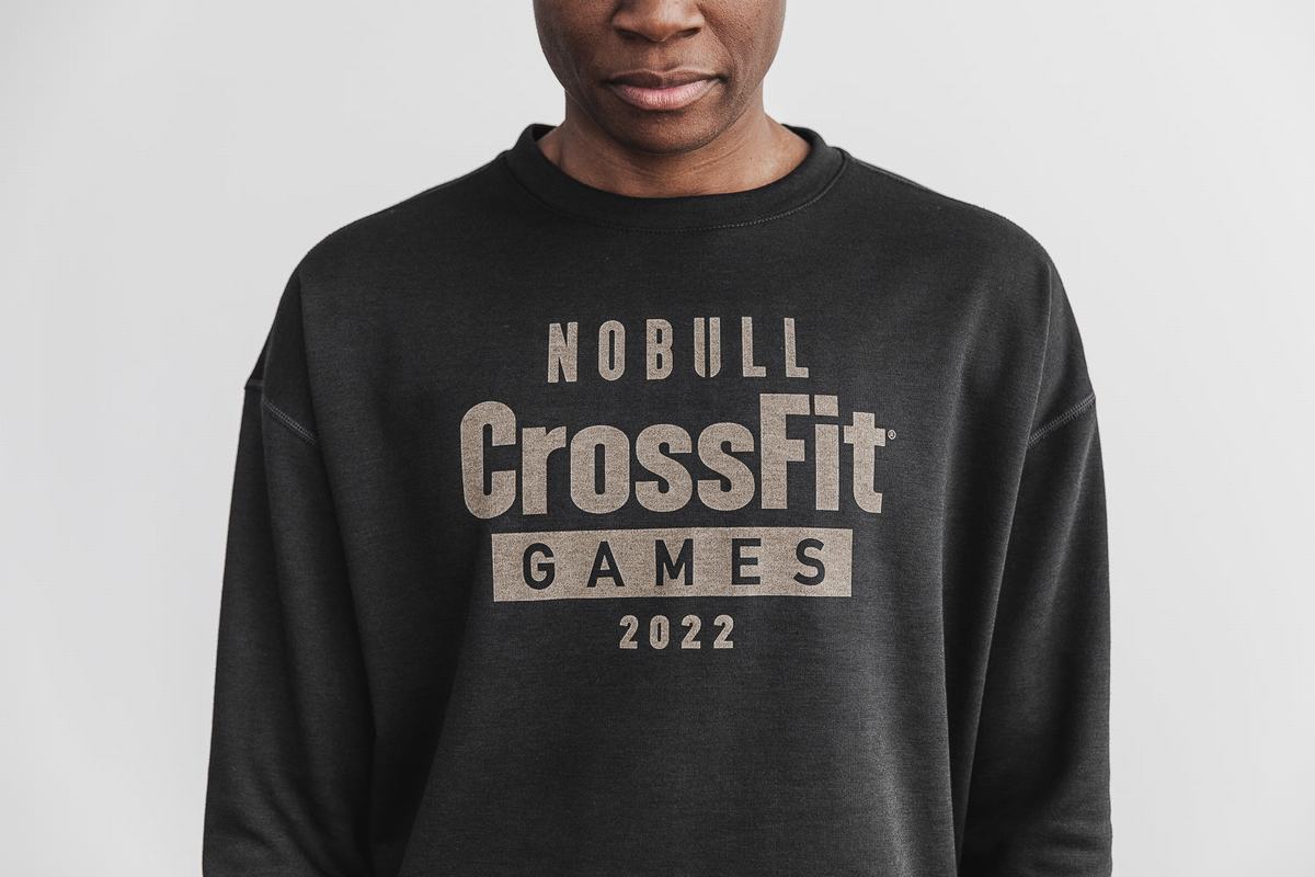 Nobull Crossfit Games® 2022 Crew Women's Sweatshirts Black | Australia (OM6187)